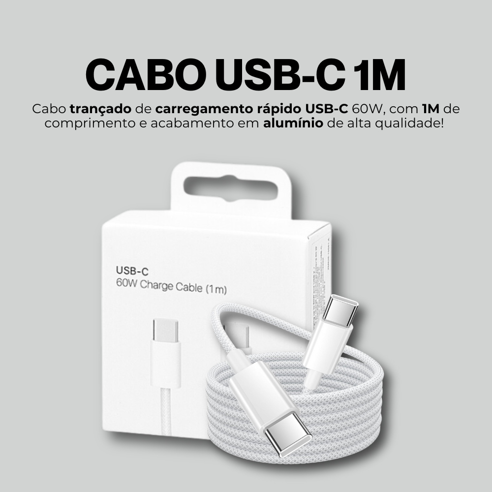 Cabo USB-C 1M