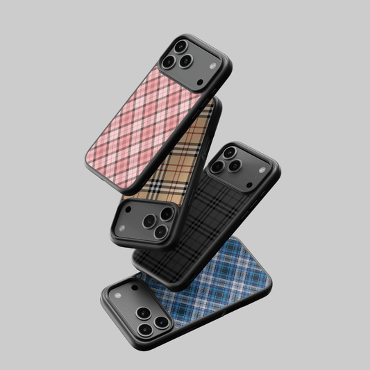 Capa de telemóvel resistente com design clássico estampado