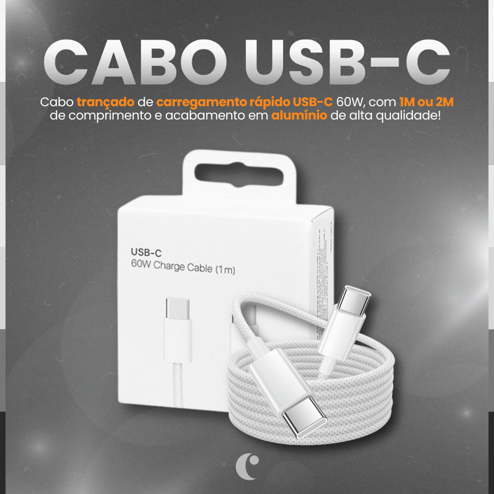 Cabo de Carregamento USB-C - CASE IT UP