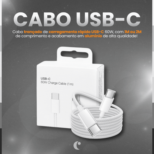 Cabo de Carregamento USB-C - CASE IT UP